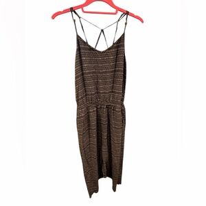 Carve Designs Black Geometric Backless Dress